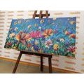CANVAS PRINT COLORFUL FLOWERS IN A MEADOW - PICTURES FLOWERS - PICTURES
