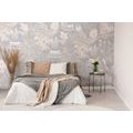 SELF ADHESIVE WALLPAPER BOTANICAL THEME IN GRAY-BEIGE SHADE - SELF-ADHESIVE WALLPAPERS - WALLPAPERS