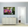 CANVAS PRINT ANGEL IN THE GARDEN - PICTURES OF ANGELS - PICTURES