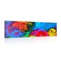 CANVAS PRINT ABSTRACTION FULL OF COLORS - ABSTRACT PICTURES - PICTURES