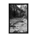 POSTER BLACK AND WHITE MOUNTAIN LANDSCAPE - BLACK AND WHITE - POSTERS