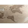 DECORATIVE PINBOARD BEAUTIFUL VINTAGE MAP OF THE WORLD - PICTURES ON CORK - 🔥 TOTAL SALE 🔥