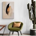 CANVAS PRINT ABSTRACT FEATHER SHAPES - PICTURES OF ABSTRACT SHAPES - PICTURES