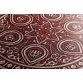 WANDBILD ZARTES ETHNISCHES MANDALA IN SCHWARZ-WEISS - BILDER MIT FENG SHUI-MOTIVEN - BILDER