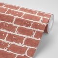 SELF ADHESIVE WALLPAPER PAINTED RED BRICK - SELF-ADHESIVE WALLPAPERS - WALLPAPERS