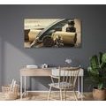 WANDBILD HISTORISCHE FEDER UND PERGAMENT - VINTAGE- UND RETRO-BILDER - BILDER