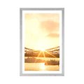 PLAKAT Z PASSE-PARTOUT TOWER BRIDGE W LONDYNIE - MIASTA - PLAKATY