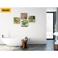 CANVAS PRINT SET FENG SHUI WITH ELEMENTS OF NATURE - SET OF PICTURES - PICTURES