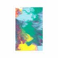 AFFICHE ABSTRACTION AUX COULEURS PASTEL - ABSTRAIT ET À MOTIFS - AFFICHES