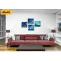 CANVAS PRINT SET BEAUTY OF THE NORTHERN LIGHTS - SET OF PICTURES - PICTURES