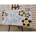 CANVAS PRINT GOLD JEWELRY - ABSTRACT PICTURES - PICTURES