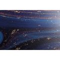 CANVAS PRINT BLUE ABSTRACTION - ABSTRACT PICTURES - PICTURES