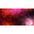 CANVAS PRINT MANDALA WITH A GALACTIC BACKGROUND - PICTURES FENG SHUI - PICTURES
