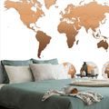 PAPIER PEINT AUTOCOLLANT GLOBES AVEC UNE CARTE DU MONDE - PAPIERS PEINTS AUTOCOLLANTS - PAPIER PEINT