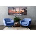 5-PIECE CANVAS PRINT BEAUTIFUL LANDSCAPE BY THE SEA - PICTURES OF NATURE AND LANDSCAPE - PICTURES