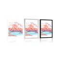 POSTER BEAUTIFUL MOUNTAIN LANDSCAPE - NATURE - POSTERS