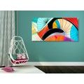 CANVAS PRINT ABSTRACTION IN BRIGHT COLORS - POP ART PICTURES - PICTURES