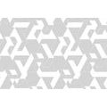 SAMOLJEPLJIVA TAPETA GEOMETRIJSKA SLAGALICA U SIVO-BIJELOJ - SAMOLJEPLJIVE TAPETE - TAPETE