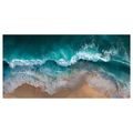 OBRAZ OCEÁNSKÁ PĚNA A PÍSEČNÉ POBŘEŽÍ - OBRAZY MOŘE A PLÁŽ - OBRAZY