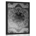 AFFICHE MANDALA EN NOIR ET BLANC - FENG SHUI - AFFICHES