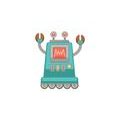 CANVAS PRINT FOR CHILDREN WHO LOVE ROBOTS - CHILDRENS PICTURES - PICTURES