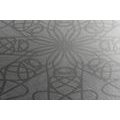 IMPRESSION SUR TOILE ORNEMENT CIRCULAIRE GRIS - IMPRESSIONS SUR TOILE FENG SHUI - IMPRESSION SUR TOILE