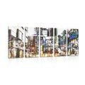 5-PIECE CANVAS PRINT ABSTRACT CITYSCAPE - PICTURES OF CITIES - PICTURES