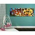 CANVAS PRINT COLORED ABSTRACTION - ABSTRACT PICTURES - PICTURES