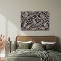 TABLEAU SUR TOILE – PAPILLONS DANS UNE VÉGÉTATION DÉLICATE - TABLEAUX PAPILLONS - TABLEAUX