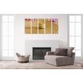 5-PIECE CANVAS PRINT JAPANESE GARDEN WITH FENG SHUI ELEMENTS - PICTURES FENG SHUI{% if product.category.pathNames[0] != product.category.name %} - PICTURES{% endif %}