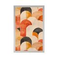 POSTER MODELE MODERNE PEACH FUZZ - FORME ABSTRACTE - POSTERE