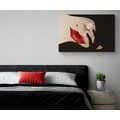 CANVAS PRINT VEILED WOMAN - PICTURES OF PEOPLE - PICTURES