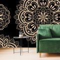 SELF ADHESIVE WALLPAPER MANDALA WITH A DARK BACKGROUND - SELF-ADHESIVE WALLPAPERS - WALLPAPERS