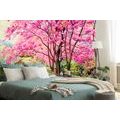 WALLPAPER HIMALAYAN CHERRY TREES - WALLPAPERS WITH IMITATION OF PAINTINGS - WALLPAPERS