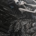 QUADRO SU TELA – SOGNI LUNARI DI UNA RAGAZZA OSCURA - QUADRI HALLOWEEN E HORROR - STAMPE E QUADRI