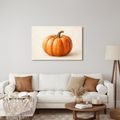 QUADRO SU TELA – ZUCCA ARANCIONE IN DETTAGLIO - QUADRI HALLOWEEN E HORROR - STAMPE E QUADRI
