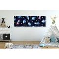 CANVAS PRINT BRAVE ASTRONAUT - CHILDRENS PICTURES - PICTURES