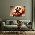 OBRAZ TANEC V OHNIVÉM OBJETÍ - OBRAZY LIDÍ - OBRAZY