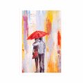 AFFICHE MARCHE SOUS LA PLUIE - AMOUR - AFFICHES