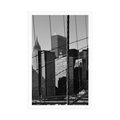 POSTER MANHATTAN IN BLACK AND WHITE - BLACK AND WHITE - POSTERS