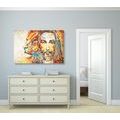 CANVAS PRINT ALMIGHTY WITH A LION - ABSTRACT PICTURES - PICTURES