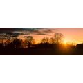 CANVAS PRINT BEAUTIFUL SUNSET - PICTURES OF NATURE AND LANDSCAPE - PICTURES