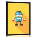 PLAKAT VESELI ROBOT - ROBOTI - PLAKATI