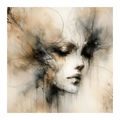 OBRAZ MELANCHOLICKÁ ABSTRAKCE ŽENY - OBRAZY ŽENY - OBRAZY