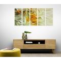 5-PIECE CANVAS PRINT SEA BUCKTHORN - PICTURES FLOWERS - PICTURES