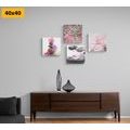 CANVAS PRINT SET FENG SHUI IN FINE DESIGN - SET OF PICTURES - PICTURES