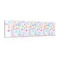 CANVAS PRINT CHILDREN'S TOYS IN PASTEL COLORS - CHILDRENS PICTURES - PICTURES