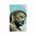 POSTER BUDDHA STATUE NEAR A CHERRY TREE - FENG SHUI - POSTERS