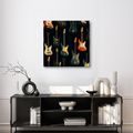 WANDBILD MUSIK IN DEN FARBEN DER NACHT - MUSIKBILDER - BILDER
