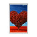 AFFICHE BEL ARBRE EN FORME DE COEUR - AMOUR - AFFICHES